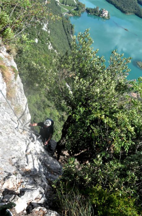 Klettersteigvergnügen am Gardasee