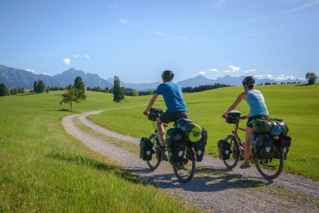 Radtour entlang der Via Claudia von Augsburg nach Italien und durch die Schweiz Richtung Zürich