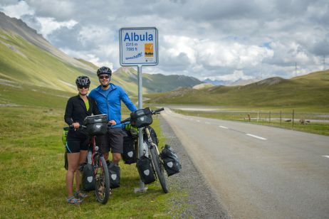 Radtour entlang der Via Claudia von Augsburg nach Italien und durch die Schweiz Richtung Zürich