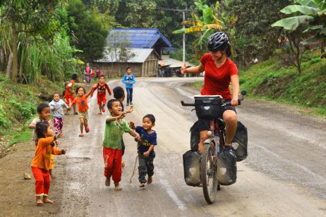 Mit dem Fahrrad durch Laos