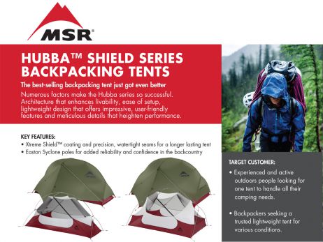 Der Platzwart informiert: Hubba™ Shield Serie – MSR macht Gutes noch besser