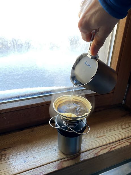 Der Soto Thermostack ist hervorragend für Kaffee geeignet