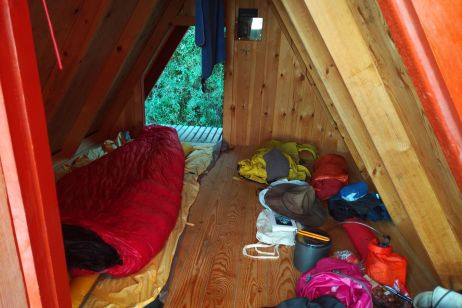 Übernachtung im Shelter auf Bornholm