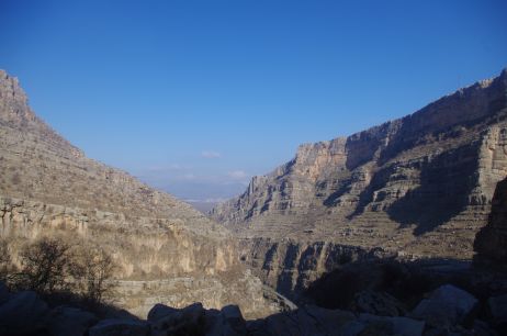 Der Rawanduz-Canyon nordöstlich von Erbil