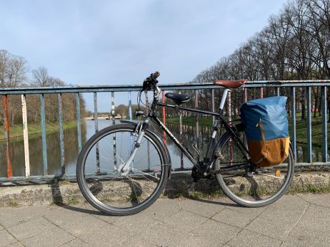 Mit dem Vaude CityGo Bike 23 unterwegs