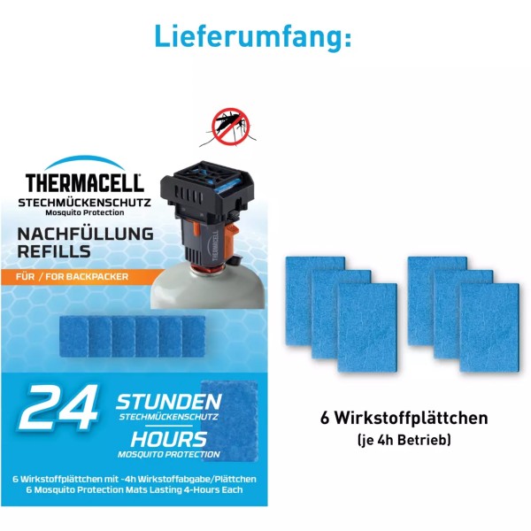 Thermacell Backpacker-Nachfüllpack M-24